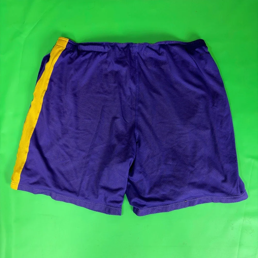 Nike LSU Tigers Shorts Mens XL Purple Gold Dri-FIT Mesh Athletic Basketball NCAA